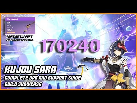 Kujou Sara Build and Guide (DPS and Support) | Genshin Impact