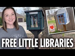 I Visited 5 Little Free Libraries in My Neighborhood 📚 | Bookish Vlog | Little Free Library Vlog