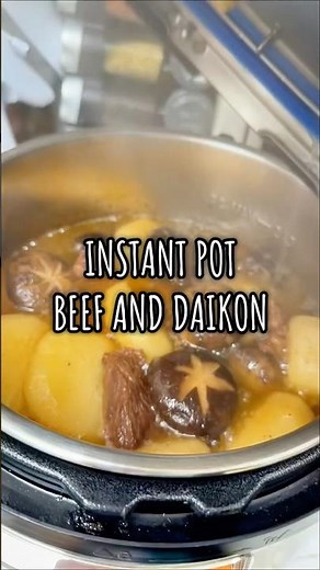 Instant Pot Beef and Daikon