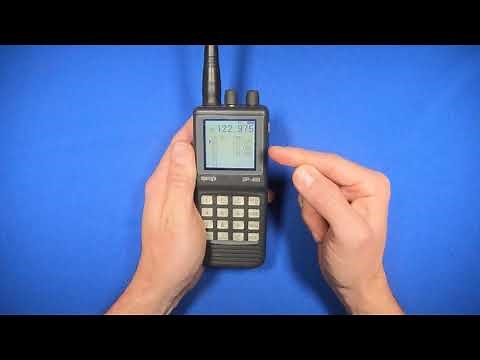 How to scan aviation frequencies with the SP-400 handheld radio