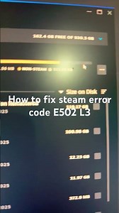How to fix steam error code E502 L3