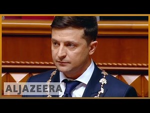 🇺🇦 Volodymyr Zelensky sworn in as Ukraine's sixth president | Al Jazeera English