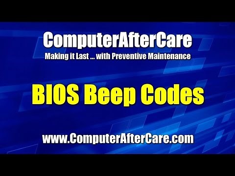 Bios Beep Codes