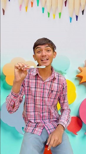 The way to brush your teeth 😅🦷