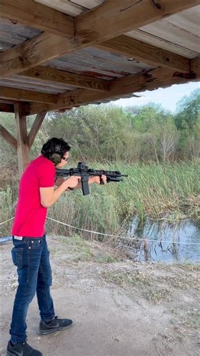 Ar556 Ruger With Franklin armory Binary trigger #shootingrange #binarytrigger #556 #airsoft #viral