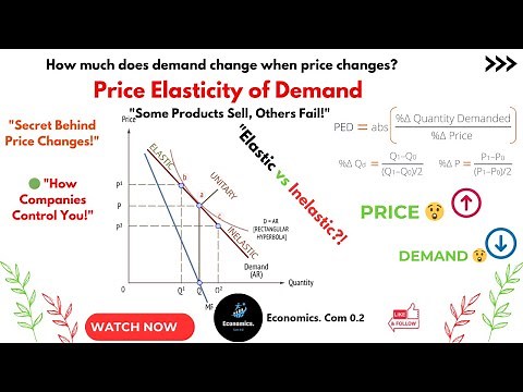 Price Elasticity of Demand (PED) | How much does demand change when price changes?