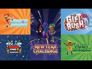 Subway Surfers - 5 Different Challenges in 5 Different World Tours of Subway Surf North Pole ☃️🎄