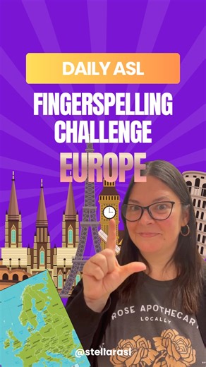 Start learning ASL today with my free beginner course—100% online and on demand. Link in the comments 🤟 It’s time for a fingerspelling challenge—Europe edition! I’ll fingerspell three country names at three speeds. Watch closely, use the clues, and test your recognition skills. No pressure—this is all about building confidence and training your eye. Drop your guesses in the comments and save this to replay. · · · #ASLFingerspelling #ASLChallenge #LearnASLToday #AmericanSignLanguage #ASLforBegin