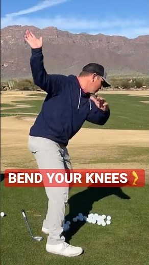 Use Knee Bend In Golf Swing To Better Rotate 🦵