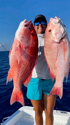 9.5K views · 2.7K reactions | Don’t put away the red snapper gear just yet!! Did you hear the news? Receretional anglers on the gulf side of Florida get an extra 17 days for ARS this season. Check out @cca_florida for full details and interim, here’s PENN Pro @alexandra.spring showing off a pair of XL red snapper from earlier this season! #PENNFishing #LetTheBattleBegin #Florida #RedSnapper #Fishing | PENN Fishing | Facebook