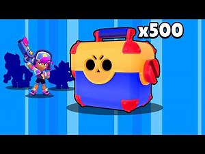 EXCLU! j'ouvre 500 NOUVELLES MÉGA BOÎTE = pack opening BRAWL STARS 40 000 Gemmes de la MISE à JOUR!