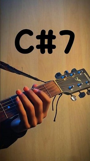 Guitar lessons for beginners (C#7 chord) #guitar #chords