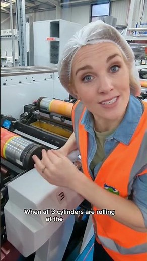 How are sticky labels made? (Let's visit a printing press factory!)