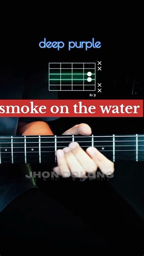 smoke on the water/Deep purple #acoistic guitar cover #guitartutorial #guitarlesson #