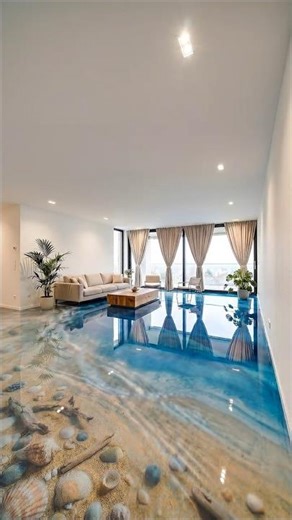 From Beach Sand to Glass Ocean Floor 🌊 Unreal Build #shorts #transformation