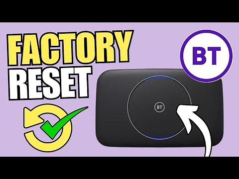 How To Factory Reset BT Smart Hub To Original Settings