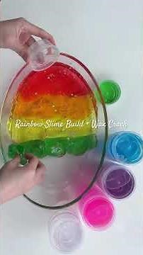 Rainbow Slime Layer + Wax Crack 🌈✨