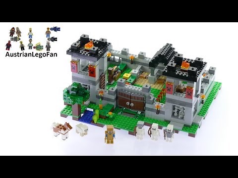 Lego Minecraft 21127 The Fortress - Lego Speed Build Review