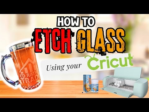 How to ETCH Glass Using your Cricut (Step by step BEGINNER Guide)