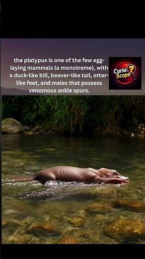 🦆🐾 the platypus might be the weirdest animal on earth