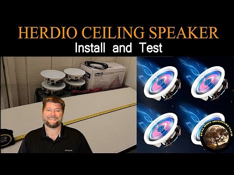 Herdio Ceiling Speaker System Review and Install
