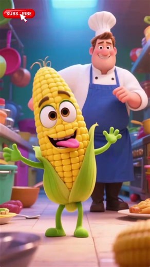 Angry Chef vs Corn | The Funniest Fruit Escape in the Kitchen!