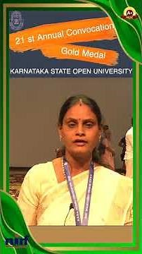 21 st Annual Convocation 2025 - 26 Gold Medal Achiever