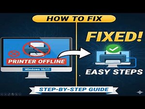 How to Fix Printer Offline Problem in Windows 10/11 | Easy Step-by-Step Guide