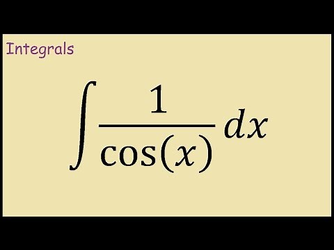 How to integrate 1/cos(x)