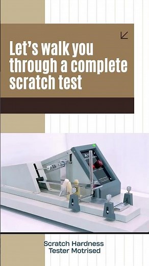 How to Use Scratch Hardness Tester – Step by Step