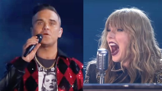 When Taylor Swift and Robbie Williams surprised fans with incredible 'Angels' duet