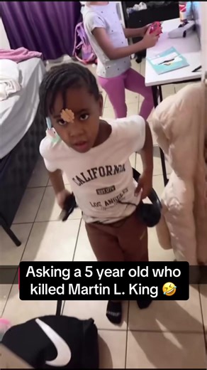 Who Killed Martin Luther King??? 🤣🤣🤣 #FunnyKids #Whokilledmartinlutherking #tiktoktrend #fyp #tiktokchallenge