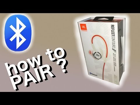 How to PAIR the JBL ReflectContour2 wireless sport headphones