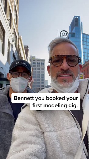 Professional Model Garrett Swann: First Modeling Gig Reactions