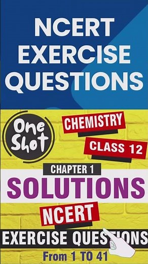 chemistry class 12 Chapter 1 NCERT Solved! 🤯 Topper’s Shortcut (Intext + Exercise) #shorts #viral