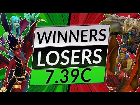 The Winners and Losers of Patch 7.39c - BEST HEROES to GAIN MMR - Dota Meta 2 Guide