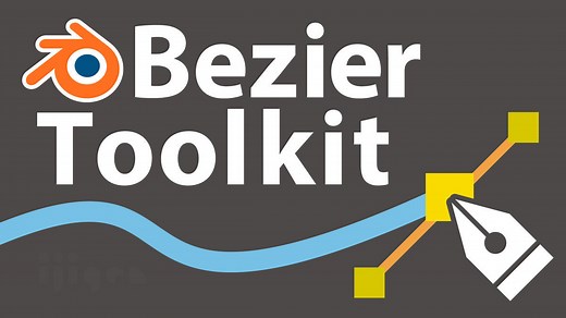 「Bezier Toolkit」ベジェ曲線の作成、編集が快適に！ペンツールのような操作感で、ベジェ曲線が描けるアドオン！使い方やレビューなど - ijigen.net