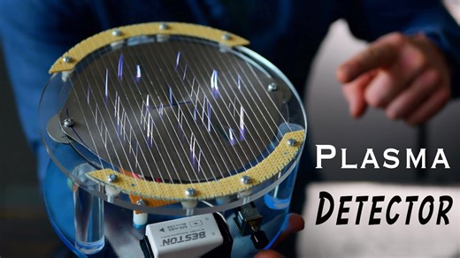 Detecting radiation using high voltage plasma (spark detector)