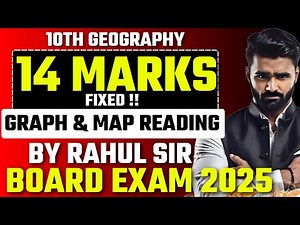 🔴 Live |Graph and Map Reading in Simplest Way|10th Std Geography|Board Exam 2025|Pradeep Giri Sir