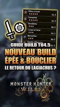 My BEST Sword and Shield build for the endgame of Monster Hunter Wilds