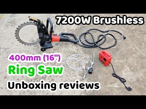 KE'S RSB 410 BL JD 7200W 400mm Brushless Ring Saw | How to use Ring saw machine live demo 2026