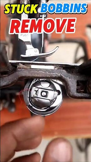 Stuck Bobbin? Remove It in 5 Seconds! Sewing Machine Quick Fix 🧵⚡”