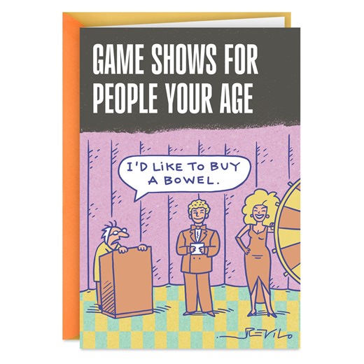 Old Age Game Show Funny Birthday Card for Adult for only USD 4.49 | Hallmark