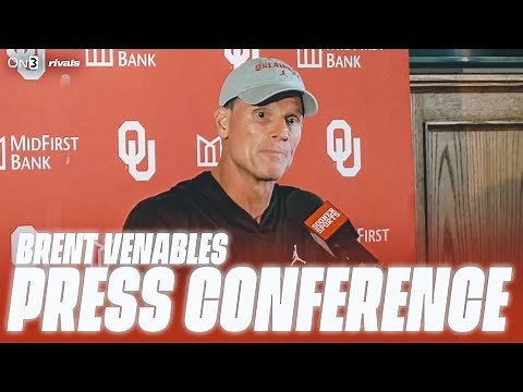 OU Football: Brent Venables Full Press Conference | July 30, 2025 (w/ time stamps in description)