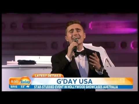 Harrison Craig & Seal @ G'Day USA Today Show (Ch 9) 29 Jan 2016