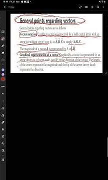#General points regarding vectors#vectors #class11physics