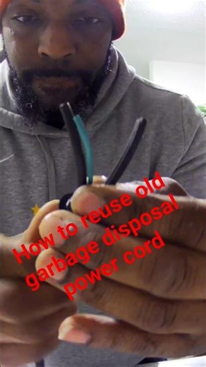 Badger garbage disposal power cord replacement #plumbing #diy #garbagedisposal #electrical