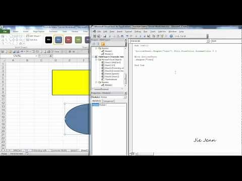 Excel VBA - How To Change Color of a Shape