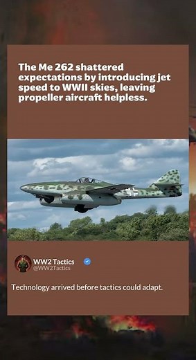 Me 262 | World’s First Operational Jet Fighter | WW2 Tactics
