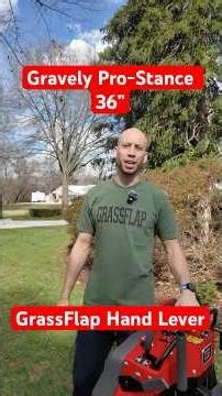 Gravely Pro-Stance 36" - GrassFlap® Chute Blocker Hand Lever